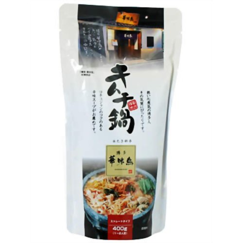 博多華味鳥 キムチ鍋 400g[博多華味鳥 鍋の素 ケンコーコム]博多華味鳥 キムチ鍋 400g/博多華味鳥/鍋の素/税込\1980以上送料無料