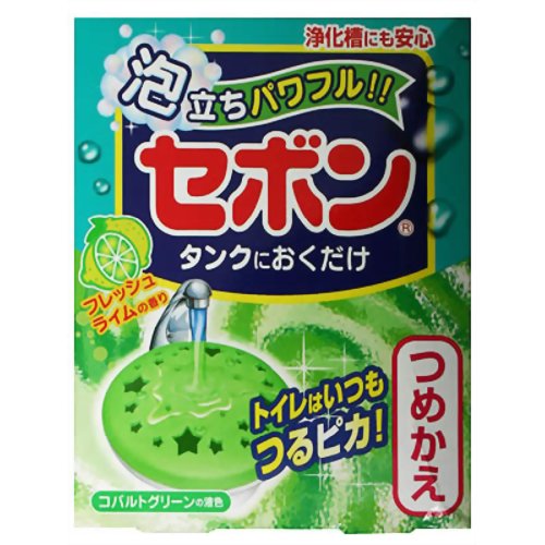 セボンタンクにおくだけ つめかえ フレッシュライム 25gセボンタンクにおくだけ つめかえ フレッシュライム 25g/セボン/洗浄剤 トイレ用/税込\1980以上送料無料