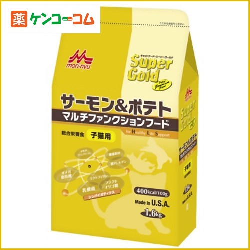 スーパーゴールド サーモン&ポテト 子猫用 500g[スーパーゴールド 幼猫・キトン用 12ヶ月位まで キャットフード ケンコーコム]