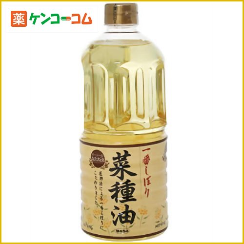 一番しぼり菜種油 910g[なたね油 ケンコーコム]一番しぼり菜種油 910g/なたね油/税込\1980以上送料無料