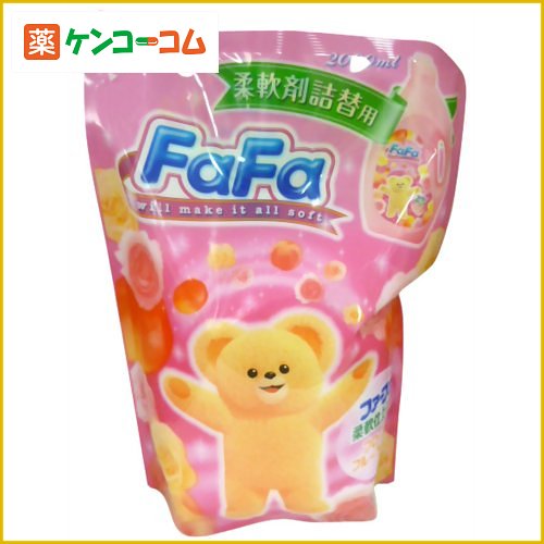 ファーファ 柔軟剤 フローラルフルーティの香り 詰替 2000ml[ニッサン石鹸 ファーファ 柔軟剤 ケンコーコム]