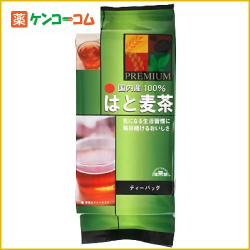 健茶館 プレミアムはと麦茶 7g×18ティーバッグ[はとむぎ茶 ハトムギ茶 ケンコーコム]