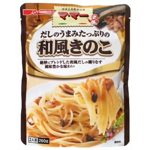 マ・マー だしのうまみたっぷりの和風きのこ 260g[マ・マー パスタソース(レトルト) ケンコーコム]