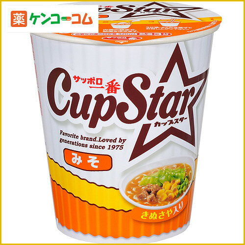 【ケース販売】サッポロ一番 カップスター みそ 80g×12個[サッポロ一番 ケンコーコム]