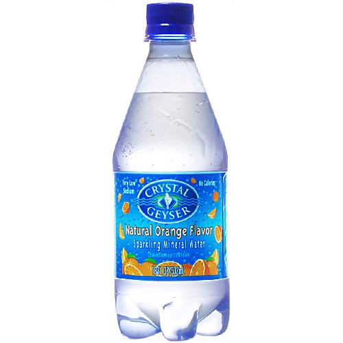 クリスタルガイザー スパークリングオレンジ 532ml*24本(並行輸入品)[クリスタルガイザー 水 ミネラルウォーター 炭酸 発泡]★特価★　「クリスタルガイザー スパークリングオレンジ 532ml*24本(並行輸入品)[クリスタルガイザー 水 ミネラルウォーター 炭酸 発泡]」カリフォルニア生まれのカジュ..