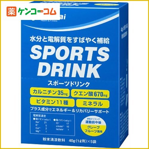 Kentai(ケンタイ) スポーツドリンク 40g(1L用)*5袋[Kentai(ケンタイ) 熱中対策 商品 ケンコーコム]