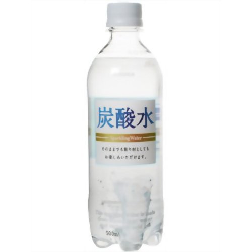 【ケース販売】炭酸水 500ml×24本[サンガリア 炭酸飲料(スパークリング) ケンコーコム]