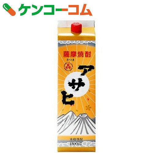 アサヒパック 芋焼酎 25度 1.8L[日当山醸造(ひなたやま) 芋焼酎]...:kenkocom:10707502