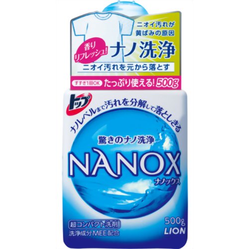トップ NANOX(ナノックス) 本体 500g[トップ NANOX(ナノックス) 洗剤 衣類用(液体) ケンコーコム]