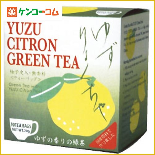 ゆず緑茶 2g×10袋【あす楽対応】ゆず緑茶 2g×10袋/ティー・ブティック(Tea.Boutique)/柚子茶(ゆず茶)/税込\1980以上送料無料