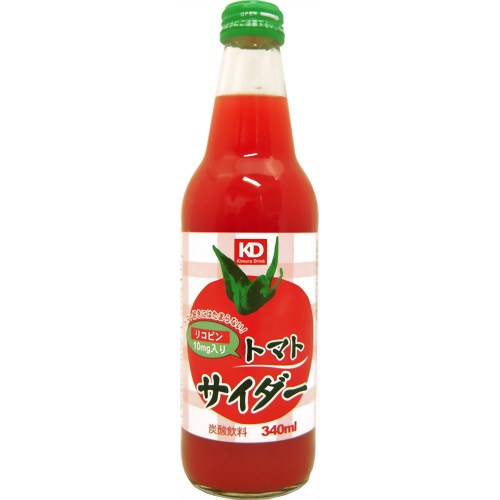 トマトサイダー 340ml×20本[サイダー ケンコーコム【2sp_120810_green】]【あす楽対応】トマトサイダー 340ml×20本/サイダー/送料無料