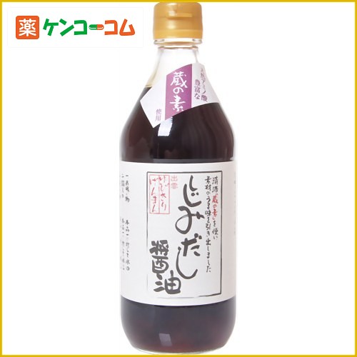 ゆびきりげんまん しじみだし醤油 500ml