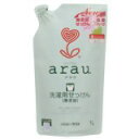 arau.洗濯用せっけん ローズゼラニウム&イランイラン・ライム・ラベンダー 詰替用 1L★特価★　「arau.洗濯用せっけん ローズゼラニウム&イランイラン・ライム・ラベンダー 詰替用 1L」無香料、無着色、保存料無添加の洗濯用環境洗剤(エコ洗剤)です。