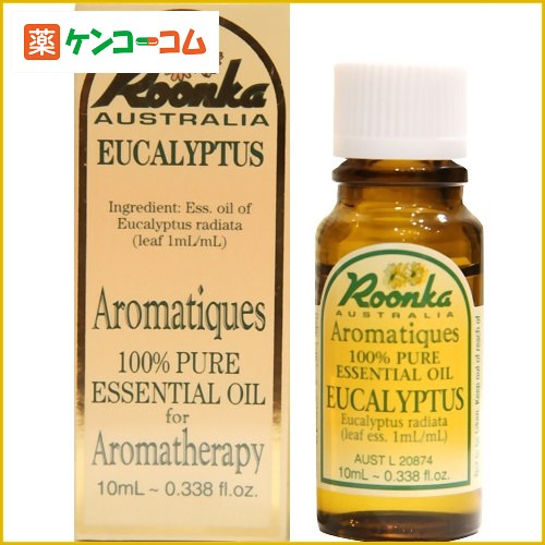 Roonka(ルンカ) ピュアエッセンシャルオイル ユーカリ 10ml[Roonka(ルンカ) ユーカリ(ユーカリプタス) ケンコーコム]