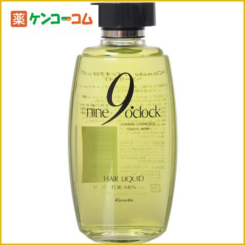 カネボウ ナインオクロック ヘアーリクイド(L) 300ml[ナインオクロック 男性用スタイリング ケンコーコム]カネボウ ナインオクロック ヘアーリクイド(L) 300ml/ナインオクロック/男性用スタイリング/税込\1980以上送料無料