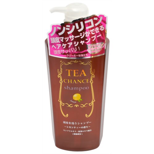 ティーチャンス ベースケアNSシャンプー レモンティーの香り 600ml (ノンシリコンシャンプー)[TEA CHANCE(ティーチャンス) シャンプー スカルプケア ケンコーコム]