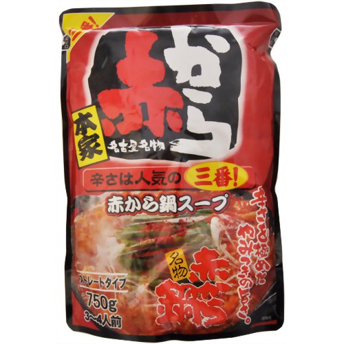 赤から鍋スープ 辛さは人気の三番 750g[イチビキ 鍋の素 ケンコーコム]