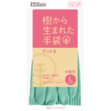 樹から生まれた手袋 グッドネ中厚手 グリーン L 1双樹から生まれた手袋 グッドネ中厚手 グリーン L 1双/樹から生まれた手袋 グッドネ/台所用手袋/税込\1980以上送料無料