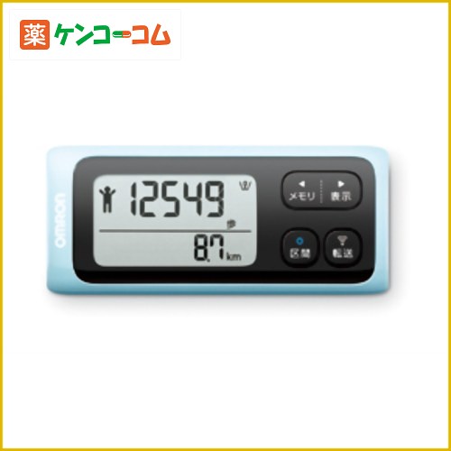 オムロン ウェルネスリンク 歩数計 HJ-205IT-B(ブルー)[ポケットイン歩数計 万歩計 ケンコーコム]