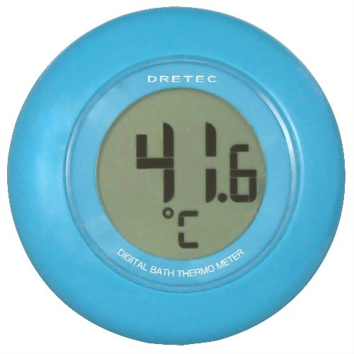ドリテック デジタル湯温計 ブルー O-227BL