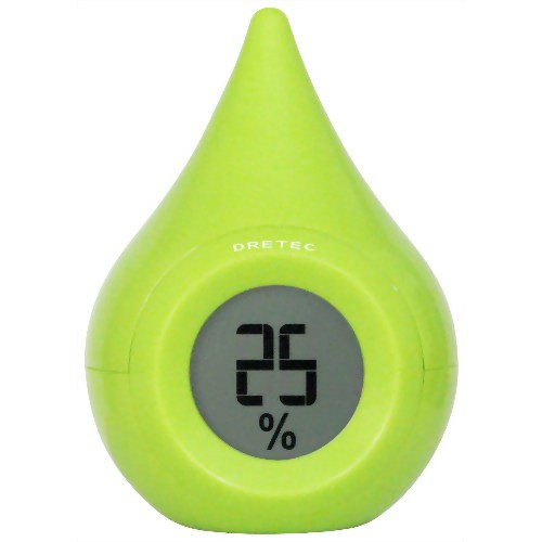 ドリテック デジタル湿度計 ポタン グリーン O-229GN