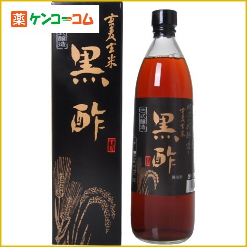 九州酢造 玄麦玄米黒酢 900ml[玄米酢 ケンコーコム]