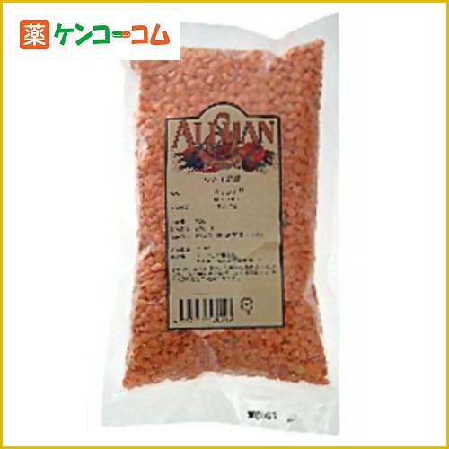 アリサン 赤レンズ豆 500gアリサン 赤レンズ豆 500g/アリサン/レンズ豆(レンテル豆)/税込\1980以上送料無料