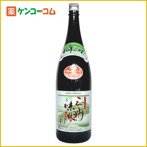 三州味醂(有機原材料使用) 1.8L[本みりん1回の決済で税抜5000円以上購入でP10倍！3/6(木)3:59迄※P付与5/20頃]三州味醂(有機原材料使用) 1.8L/三州三河みりん/本みりん/送料無料