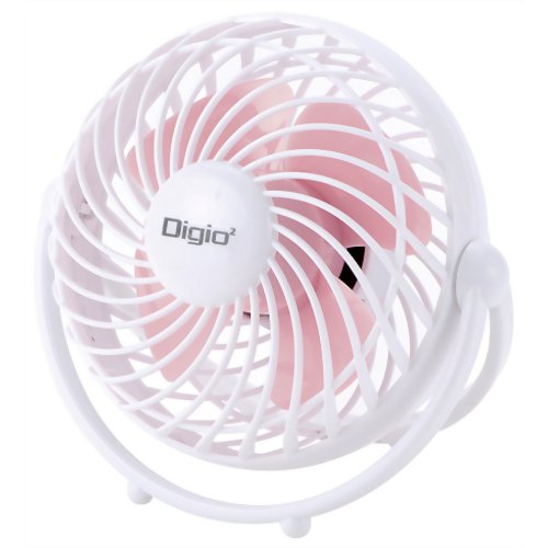 ナカバヤシ Digio2 USB扇風機(乾電池対応) UA-041P ピンク[【数量限定セール】扇風機お得なsale中 ナカバヤシ 卓上扇風機 ケンコーコム]
