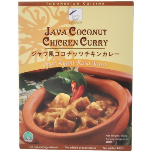 ジャワ風ココナッツチキンカレー 180g[タージフーズ チキンカレー(レトルト) ケンコーコム]