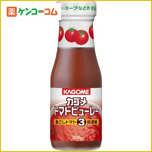 カゴメ トマトピューレー 200g[カゴメ トマトソース ケンコーコム]カゴメ トマトピューレー 200g/カゴメ/トマトソース/税込\1980以上送料無料