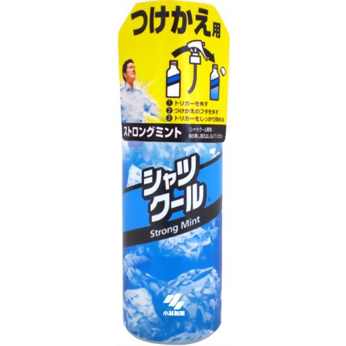 シャツクール ストロングミント つけかえ用 100ml[シャツクール 冷却スプレー 衣類用 ケンコーコム]シャツクール ストロングミント つけかえ用 100ml/シャツクール/冷却スプレー衣類用/税込\1980以上送料無料