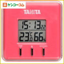タニタ デジタル温湿度計 TT-550 ピンク[温湿度計 時計付 ケンコーコム]