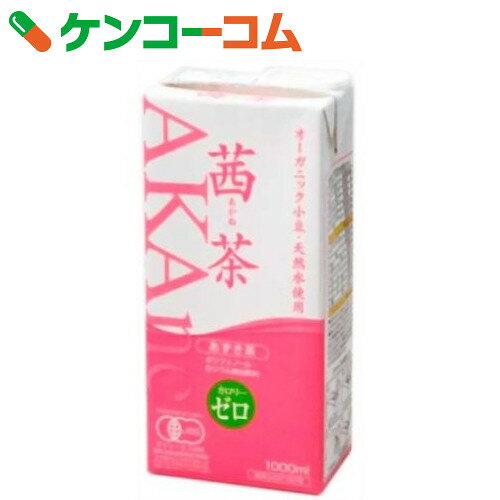 遠藤製餡 オーガニック茜茶 1L×6本[遠藤製餡 あずき茶(小豆茶)]【送料無料】...:kenkocom:11179318