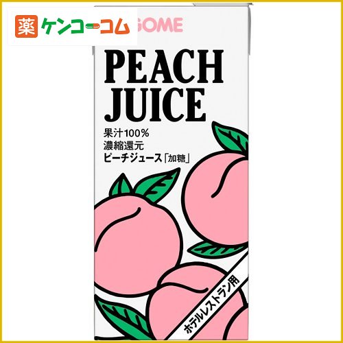 【ケース販売】カゴメ ホテルレストラン用 ピーチジュース 1L×6本[カゴメ ももジュース(桃ジュース) ケンコーコム]