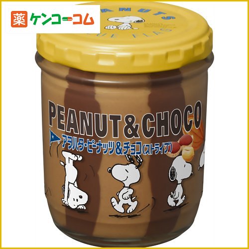 アヲハタ ピーナッツ&チョコ(ストライプ) 160g[アヲハタ ピーナッツクリーム ケンコーコム]