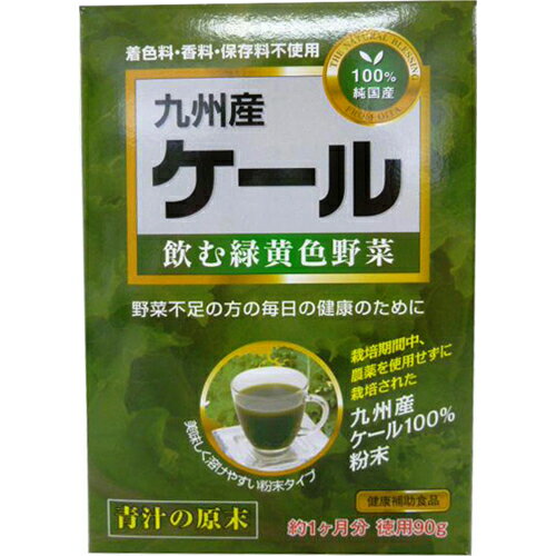 大分県産ケール100% 粉末タイプ 90g【あす楽対応】大分県産ケール100% 粉末タイプ 90g/ケール青汁/税込\1980以上送料無料