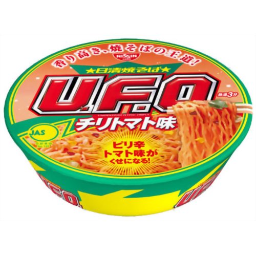 【ケース販売】日清焼そばU.F.O. チリトマト味 114g×12個