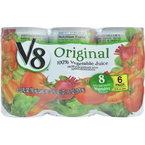 キャンベル V8野菜ジュース 163ml×6本[キャンベル 野菜ジュース ケンコーコム]