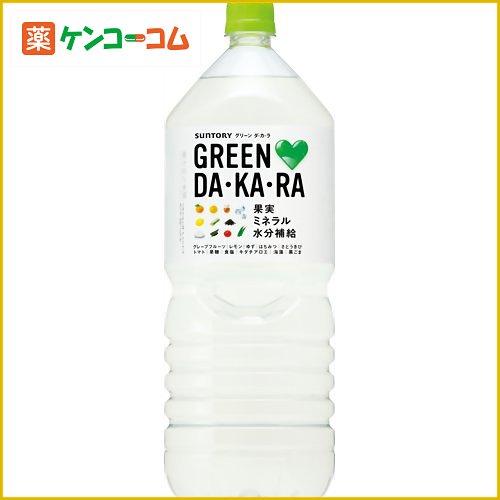 【ケース販売】グリーン ダカラ (GREEN DAKARA) 2L×6本[サントリー ダカラ スポーツドリンク ケンコーコム]