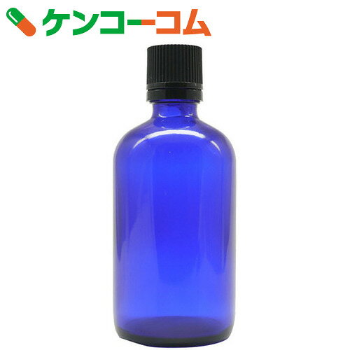 A&L ブルー遮光瓶100ml(ドロップ栓黒バージンキャップ)3本セット[アロマアンドライ…...:kenkocom:11351535