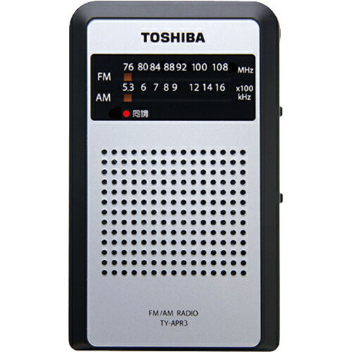 東芝 アナログチューナーポケットラジオ ブラック TY-APR3(K)[TOSHIBA(東…...:kenkocom:11433885