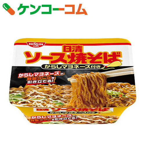 日清 ソース焼そばカップ からしマヨネーズ 108g×12個[日清 焼きそば(ヤキソバ)]...:kenkocom:11438165