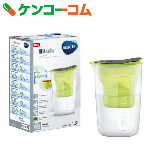 【数量限定】ブリタ ポット型浄水器(1.0L) FUN ライム BJ-FLI[BRITA(…...:kenkocom:11498036