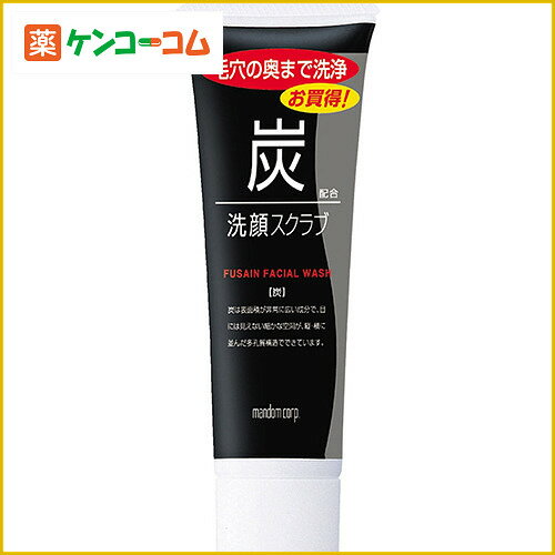 マンダム 炭洗顔スクラブ 100g[マンダム 男性化粧品 洗顔 ケンコーコム]