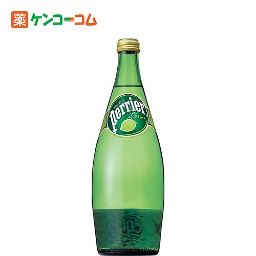 ペリエ(Perrier) ライム 炭酸入りナチュラルミネラルウォーター 750ml×12本入り(正規輸入品)[ペリエ 水 ミネラルウォーター スパークリングウォーター 炭酸水 ケンコーコム]