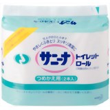 サニーナ トイレットロール(2枚重ね) つめかえ用2本入[サニーナ トイレットペーパー]