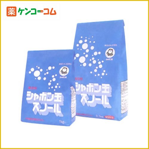 無添加 シャボン玉スノール 紙袋 1kg(無添加石鹸)[シャボン玉石けん シャボン玉スノール 環境洗剤(エコ洗剤) 衣類用 ケンコーコム]