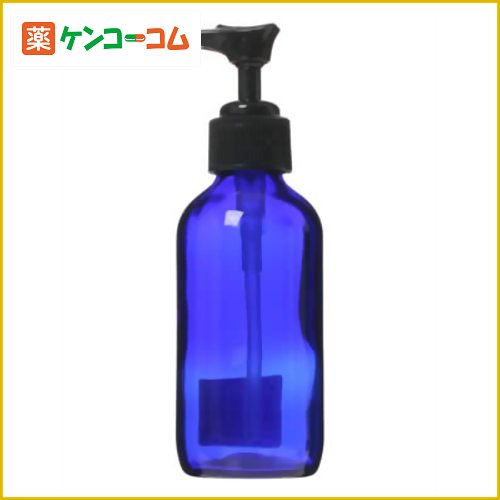 生活の木 青色ガラスポンプ瓶 120ml[生活の木 遮光瓶 ケンコーコム]