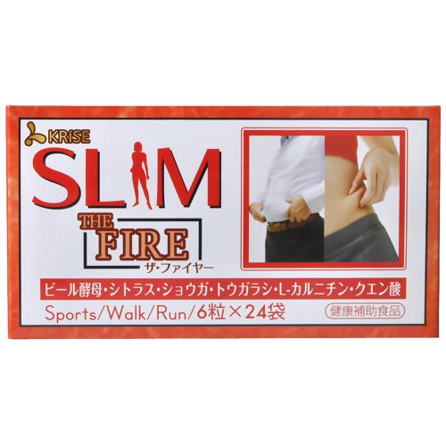 スリム・ザ・ファイヤー 6粒*24袋スリム・ザ・ファイヤー 6粒*24袋/レッツダイエット/L-カルニチン★特価★税込\1980以上送料無料